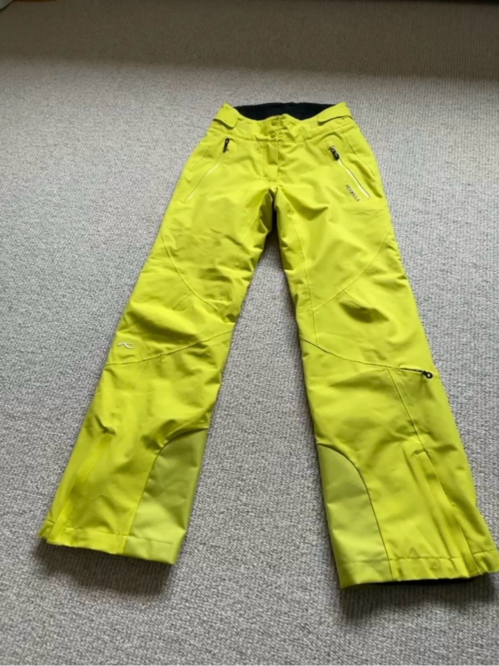 KJUS Formula Women's Lime Green Ski Pants - Waterproof
